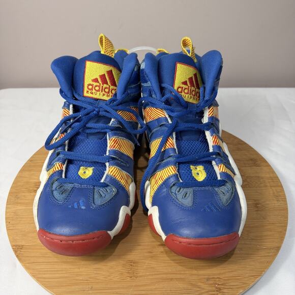 RARE? Adidas Crazy 8 Kobe Bryant Basketball Shoes Size 9 Royal Yellow Red Blue